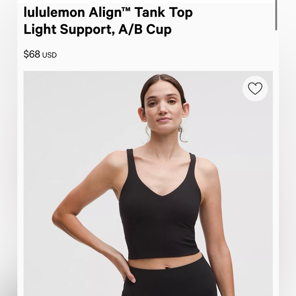 Lululemon Align Tank Top with Built in Sports Bra